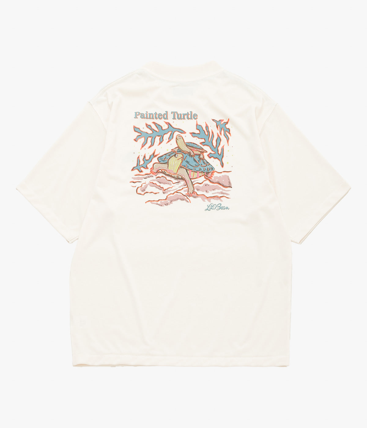 L.L. BEAN JAPAN EDITION ''DOVER FOXCROFT SHORT-SLEEVE TEE'' (PAINTED TURTLE)