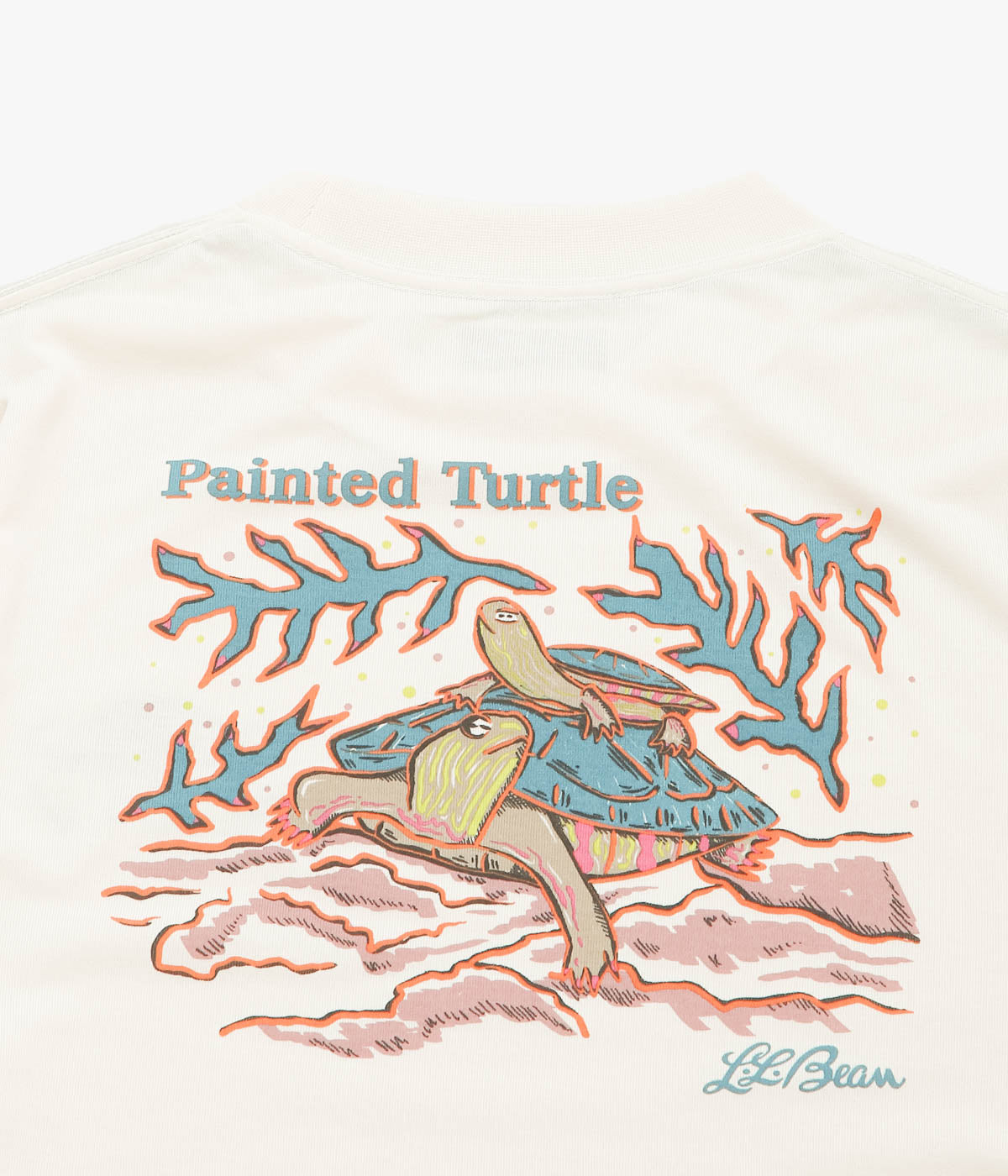 L.L. BEAN JAPAN EDITION ''DOVER FOXCROFT SHORT-SLEEVE TEE'' (PAINTED TURTLE)