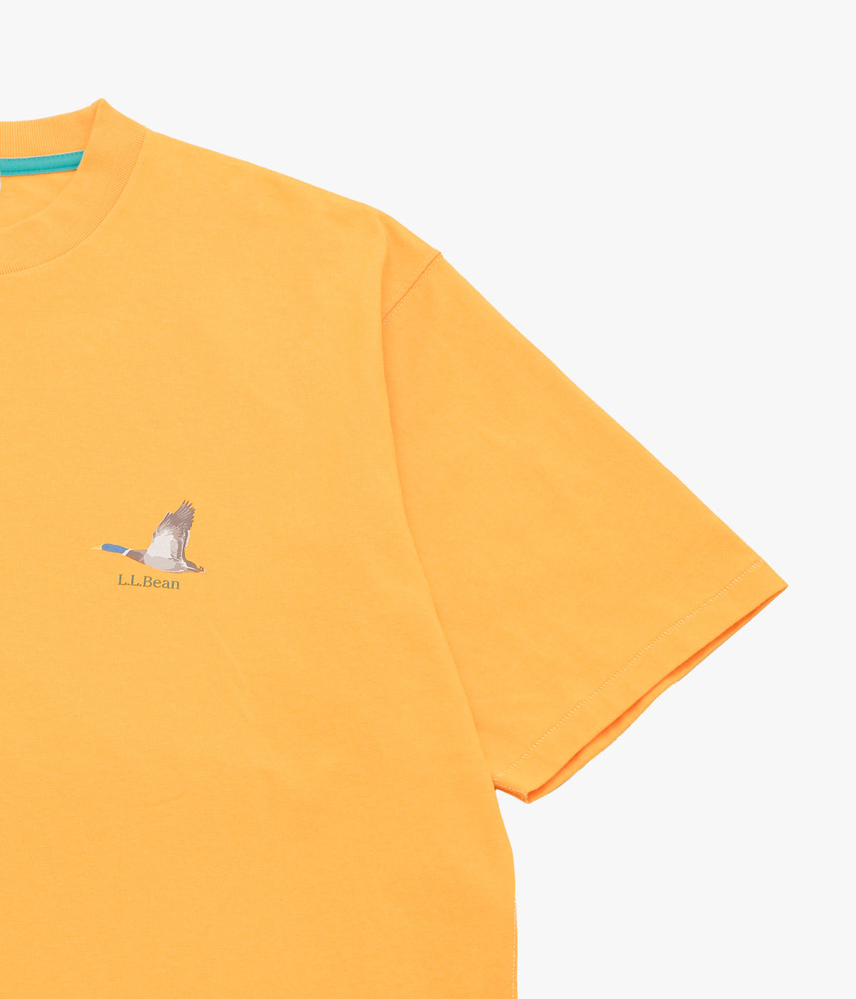 L.L. BEAN JAPAN EDITION ''MORRILL SHORT-SLEEVE CHEST CRAPHIC TEE'' (MALLARD)