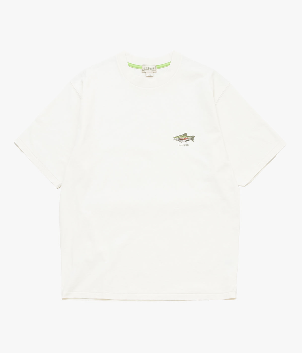 L.L. BEAN JAPAN EDITION "MORRILL SHORT-SLEEVE CHEST GRAPHIC TEE" (RAINBOW TROUT)