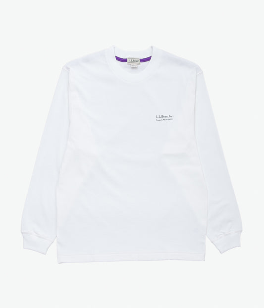 L.L. BEAN(JAPAN EDITION) ''UNION ANIMAL LONG SLEEVE TEE'' (PTARMIGAN/NATURAL)