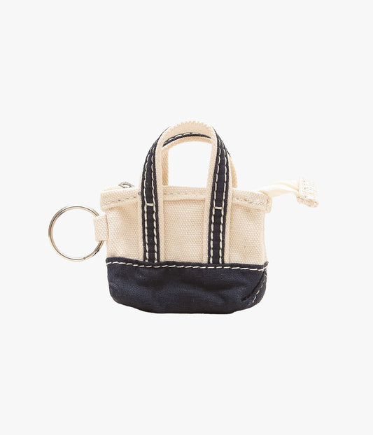 LL BEAN ''LLBEANTOTE BAG KEY CHAIN'' (NAVY)