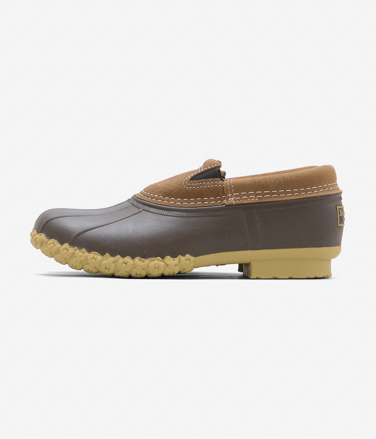 L.L. BEAN "RUBBER MOC SLIP ON MEN'S" (ALLSPICE/BROWN)