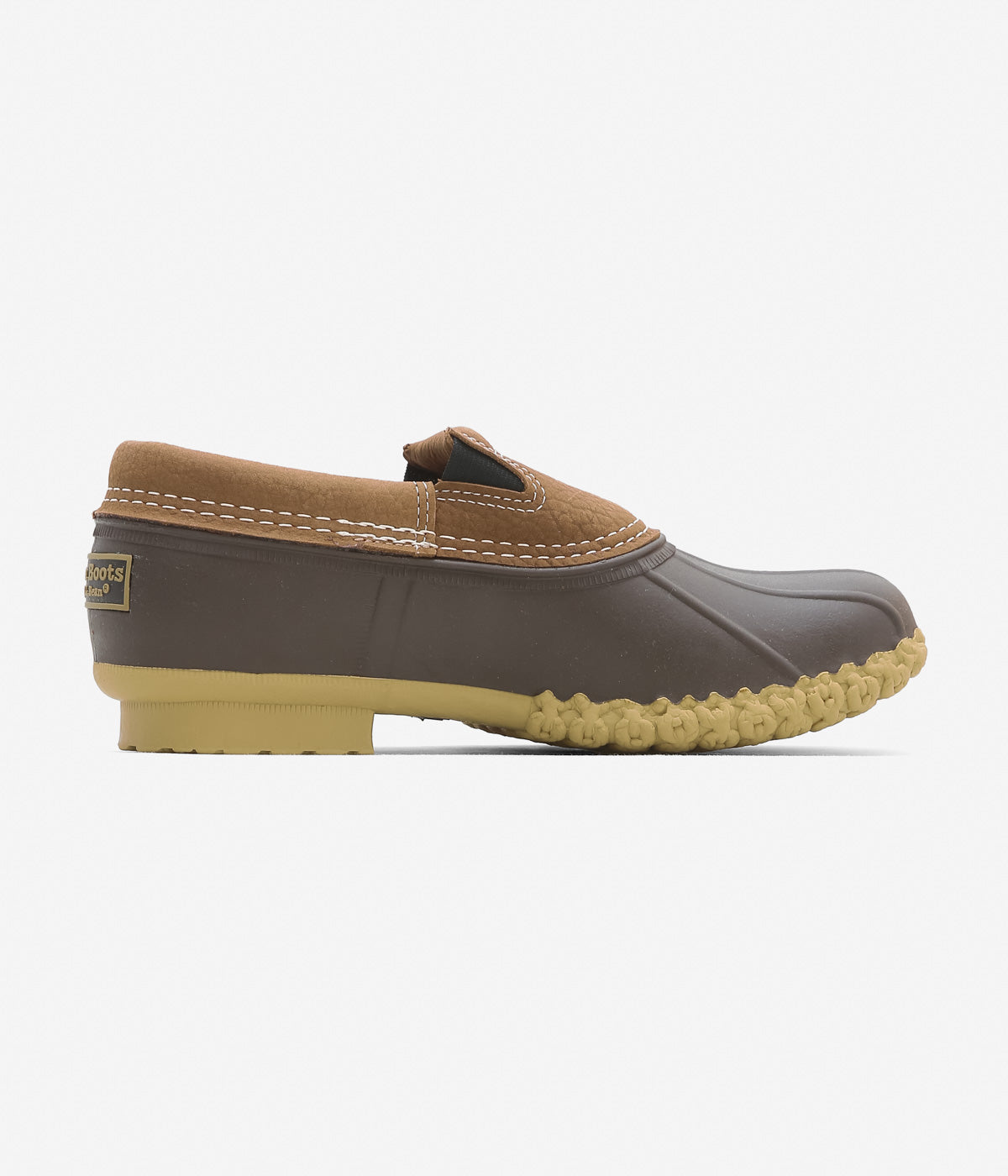 L.L. BEAN "RUBBER MOC SLIP ON MEN'S" (ALLSPICE/BROWN)