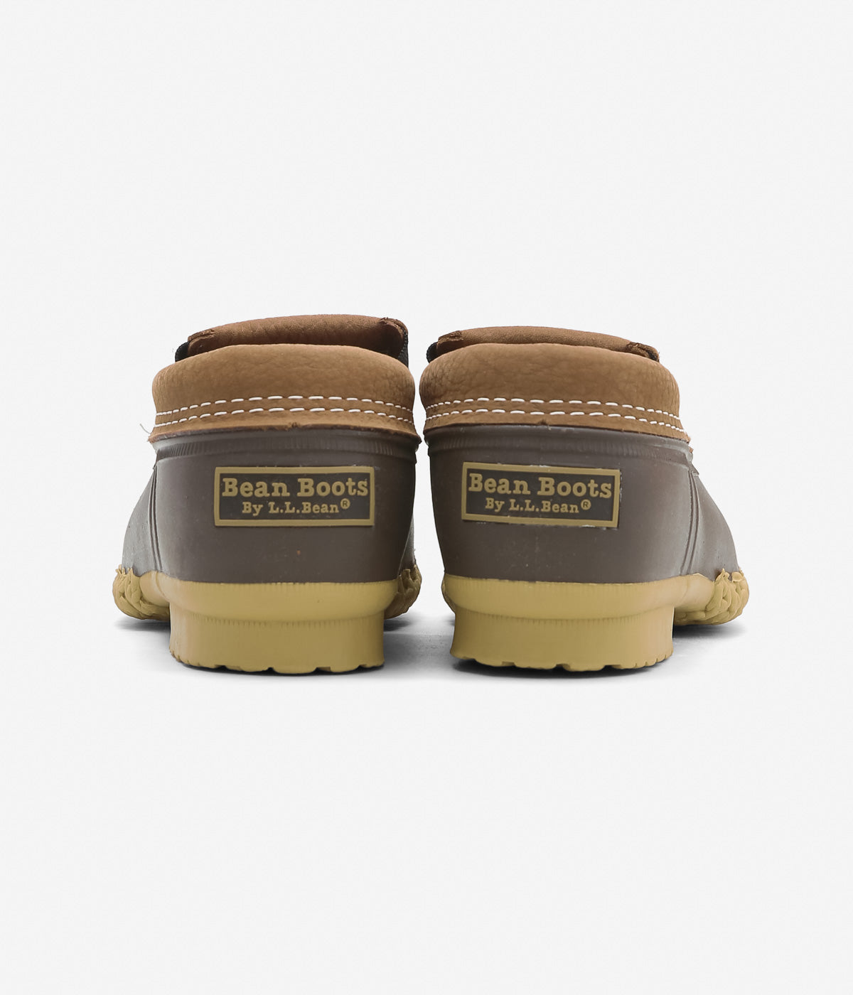 L.L. BEAN "RUBBER MOC SLIP ON MEN'S" (ALLSPICE/BROWN)