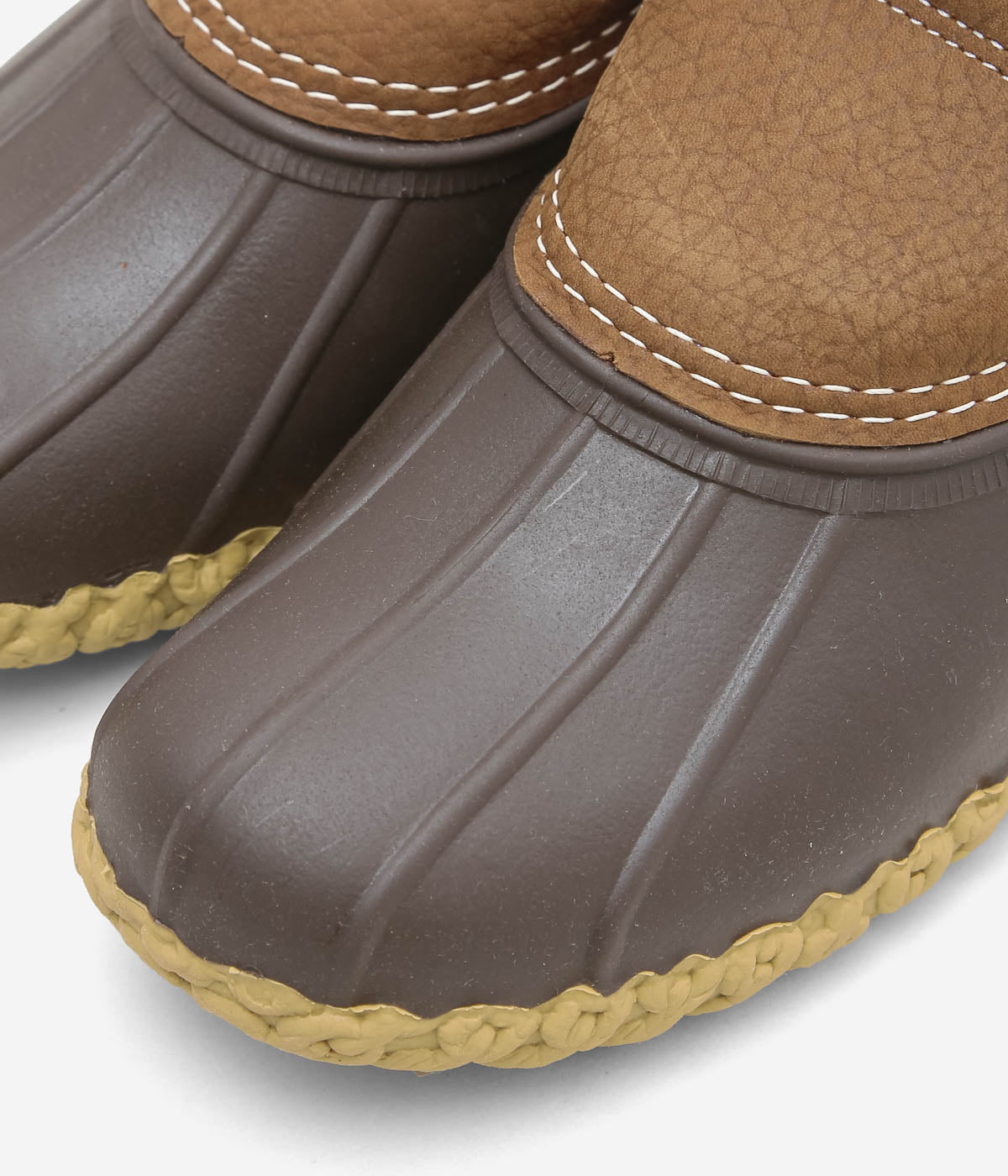 L.L. BEAN "RUBBER MOC SLIP ON MEN'S" (ALLSPICE/BROWN)