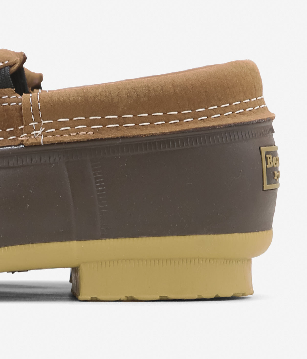L.L. BEAN "RUBBER MOC SLIP ON MEN'S" (ALLSPICE/BROWN)