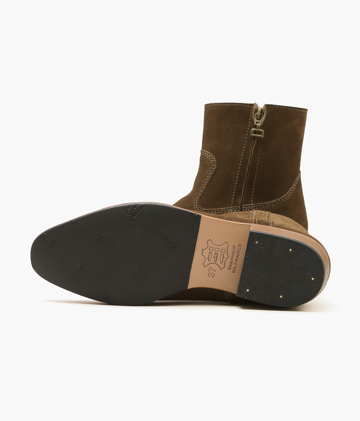LA BOTTE GARDIANE ''SHORT WESTERN BOOT'' (TAUPE)