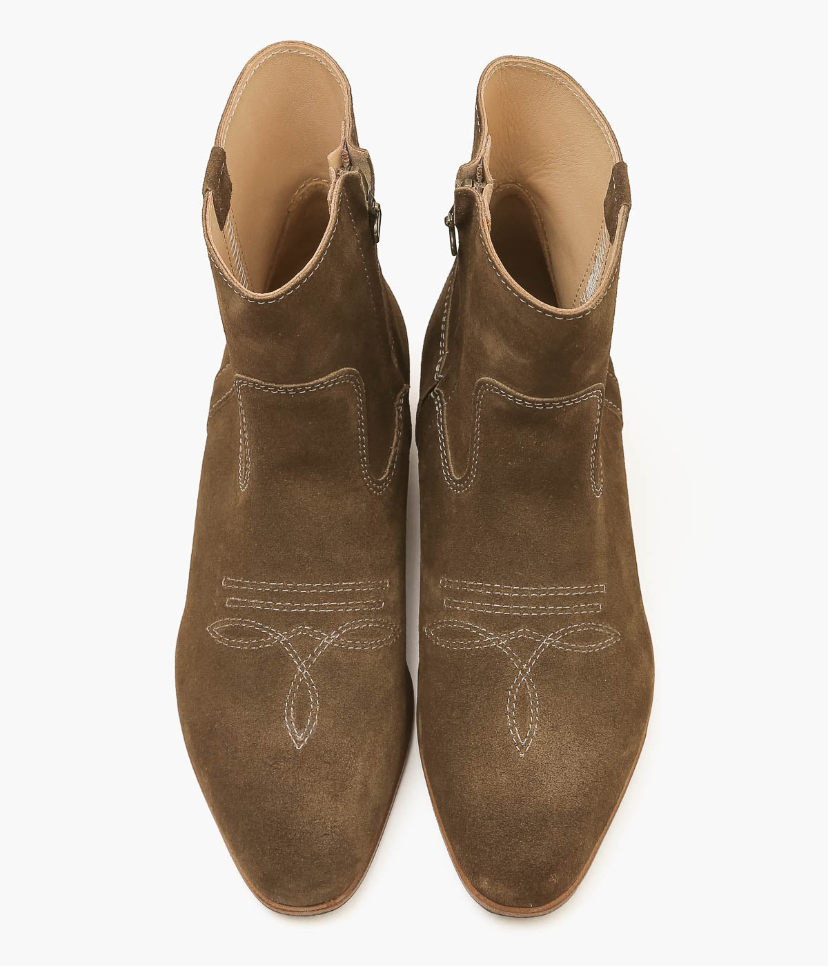 LA BOTTE GARDIANE ''SHORT WESTERN BOOT'' (TAUPE)
