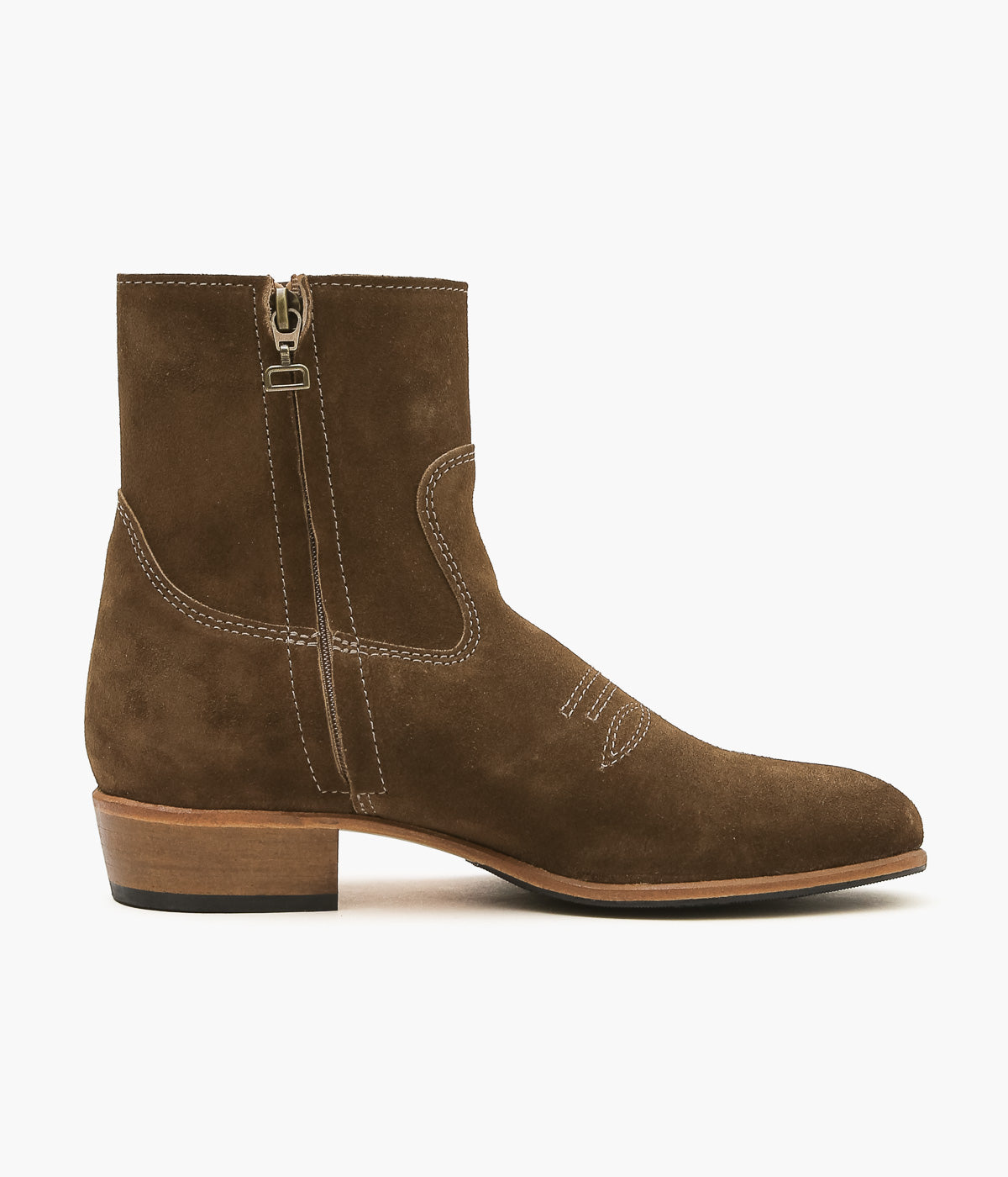 LA BOTTE GARDIANE ''SHORT WESTERN BOOT'' (TAUPE)