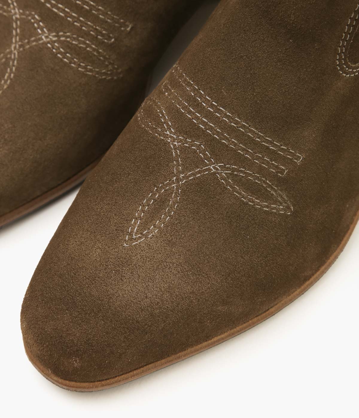 フランス製 ラボットガルディアン ウェスタンブーツ 茶色 スエード 38ショート LA BOTTE GARDIANE ''SHORT WESTERN BOOT'' (TAUPE) – THE STORE BY