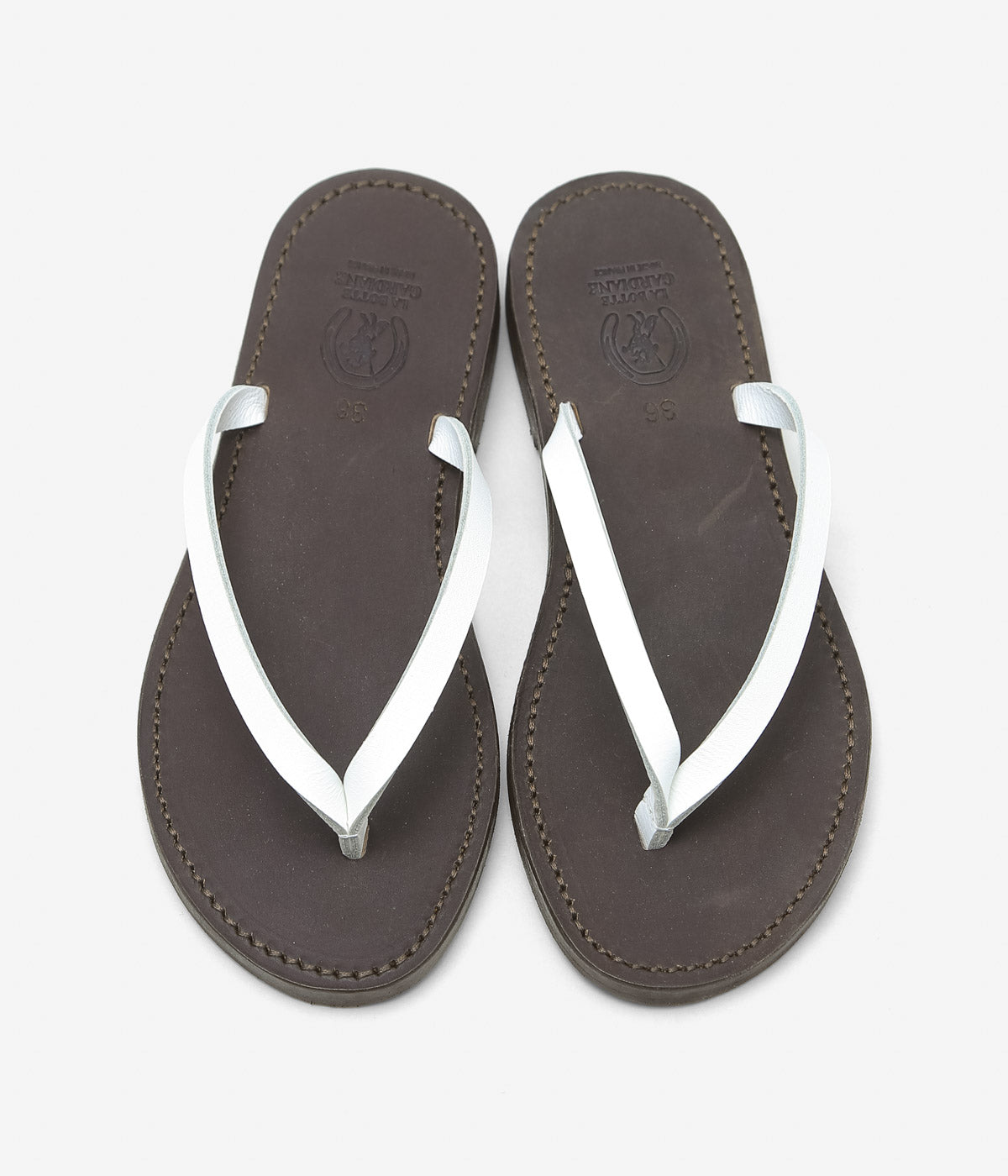 LA BOTTE GARDIANE ''TONG'' (WHITE/BROWN)