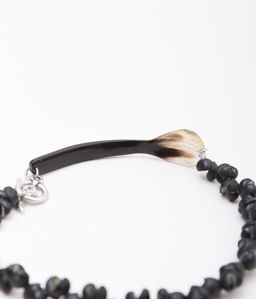 LA CATERINA JEWELRY ''CASORIA NECKLACE'' (BLACK SHELL 2)