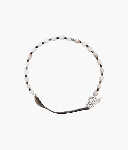 LA CATERINA JEWELRY ''GREY TAPARNI NECKLACE'' (WHITE ①)