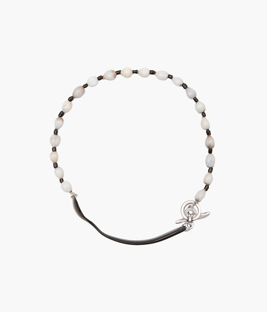 LA CATERINA JEWELRY ''GREY TAPARNI NECKLACE'' (WHITE ②)