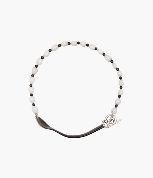 LA CATERINA JEWELRY ''GREY TAPARNI NECKLACE'' (WHITE ③)