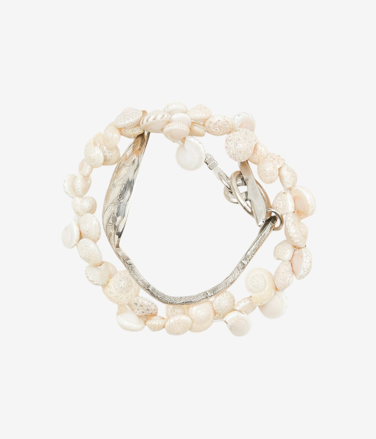LA CATERINA JEWELRY ''PINK CESENA SHELL BRACELET'' (NATURAL)