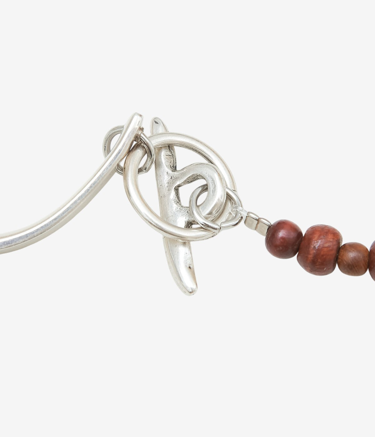 LA CATERINA JEWELRY ''SMALL WOODEN BEAD BRACELET'' (WINE)