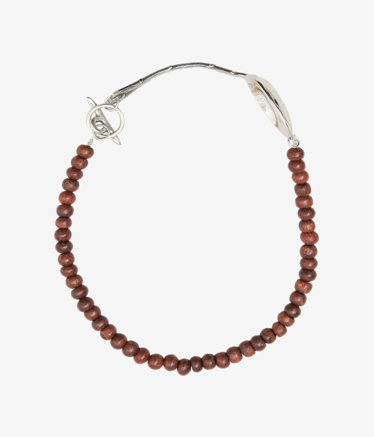 LA CATERINA JEWELRY "SMALL WOODEN BEAD NECKLACE" (WINE)