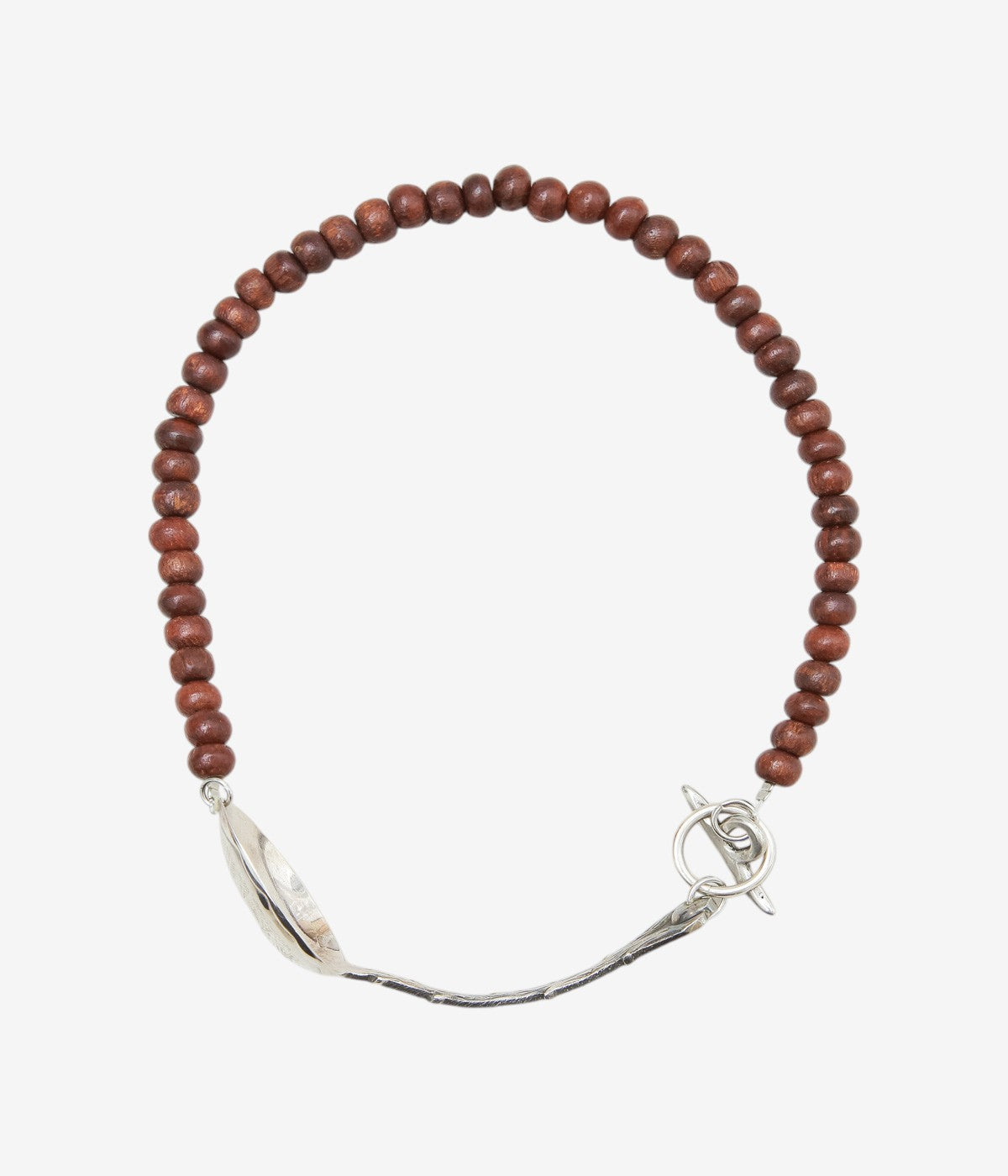 LA CATERINA JEWELRY ''SMALL WOODEN BEAD NECKLACE '' (WINE)