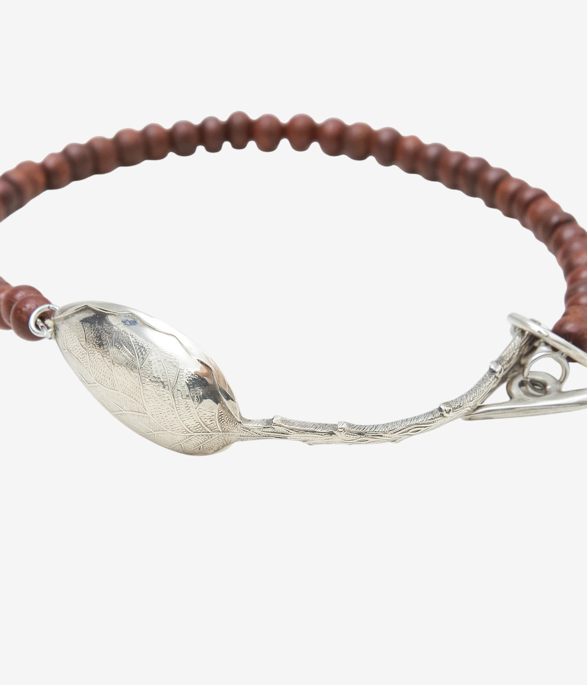LA CATERINA JEWELRY ''SMALL WOODEN BEAD NECKLACE '' (WINE)