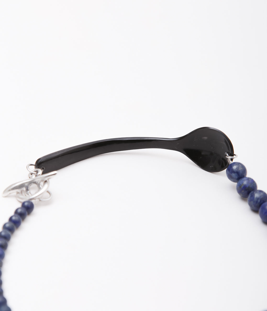 LA CATERINA JEWELRY ''VINTAGE LAPIS LAZULI SEMI-PRECIOUS STONE BEADS'' (BLUE)