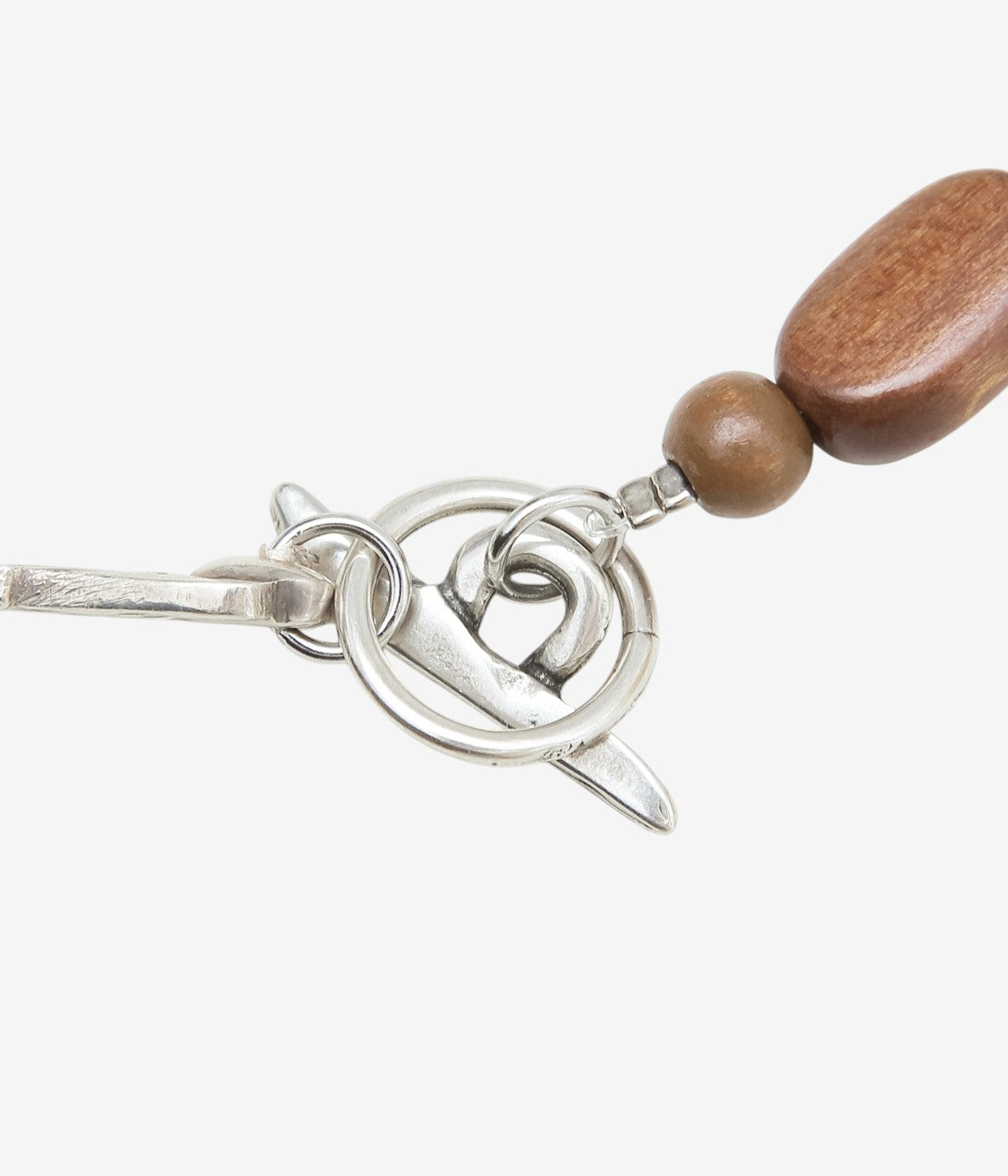 LA CATERINA JEWELRY ''WOODEN BEAD NECKLACE'' (DARK BROWN WOOD)