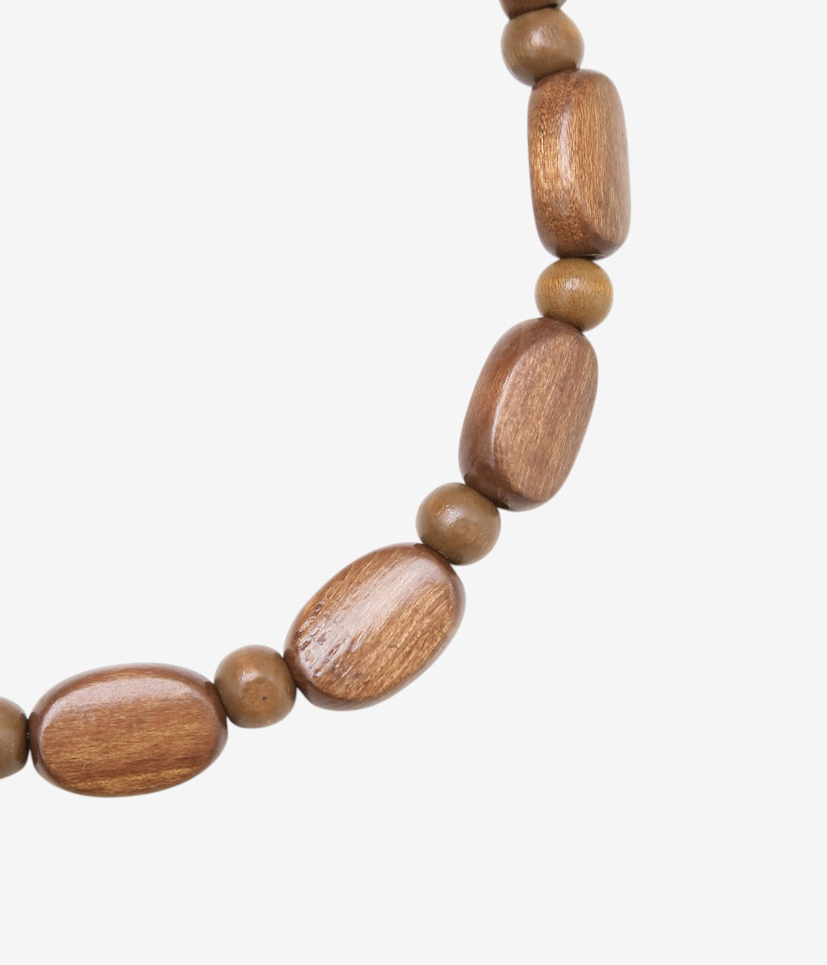 LA CATERINA JEWELRY ''WOODEN BEAD NECKLACE'' (DARK BROWN WOOD)
