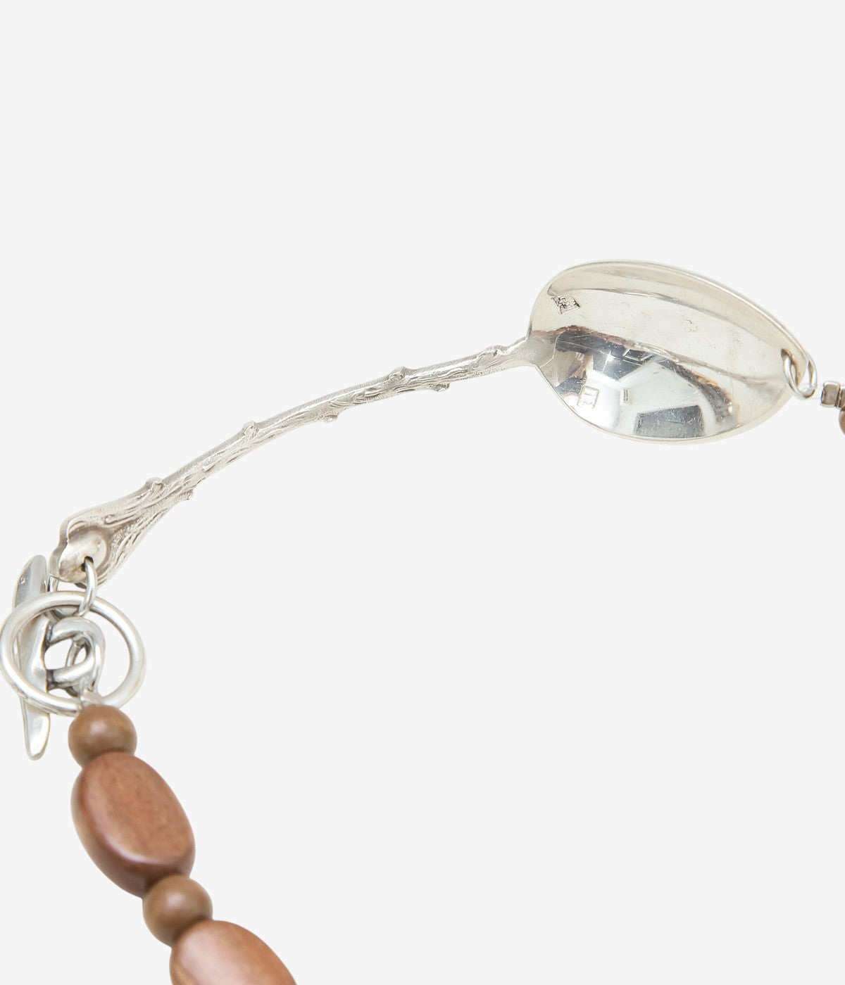 LA CATERINA JEWELRY ''WOODEN BEAD NECKLACE'' (DARK BROWN WOOD)
