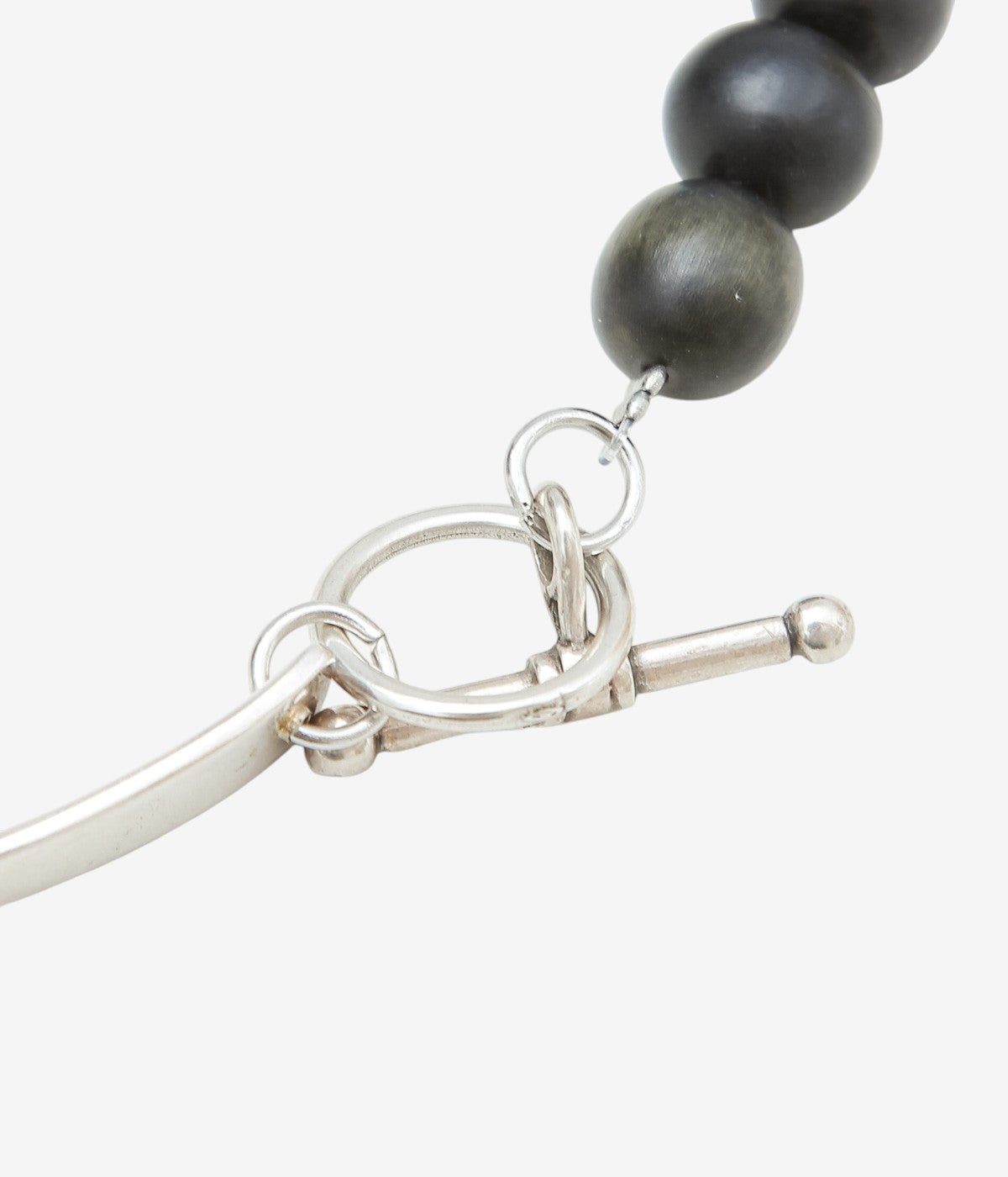 LA CATERINA JEWELRY ''WOODEN BEAD NECKLACE'' (ROUND BLACK WOOD)