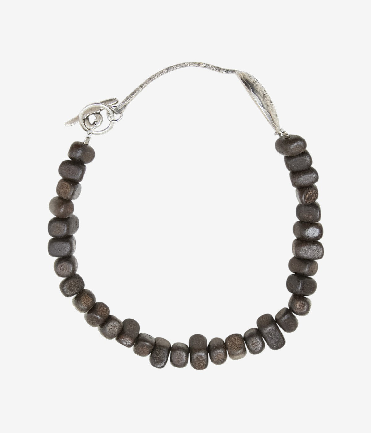 LA CATERINA JEWELRY ''우든 비즈 목걸이'' (스퀘어 블랙 우드)
