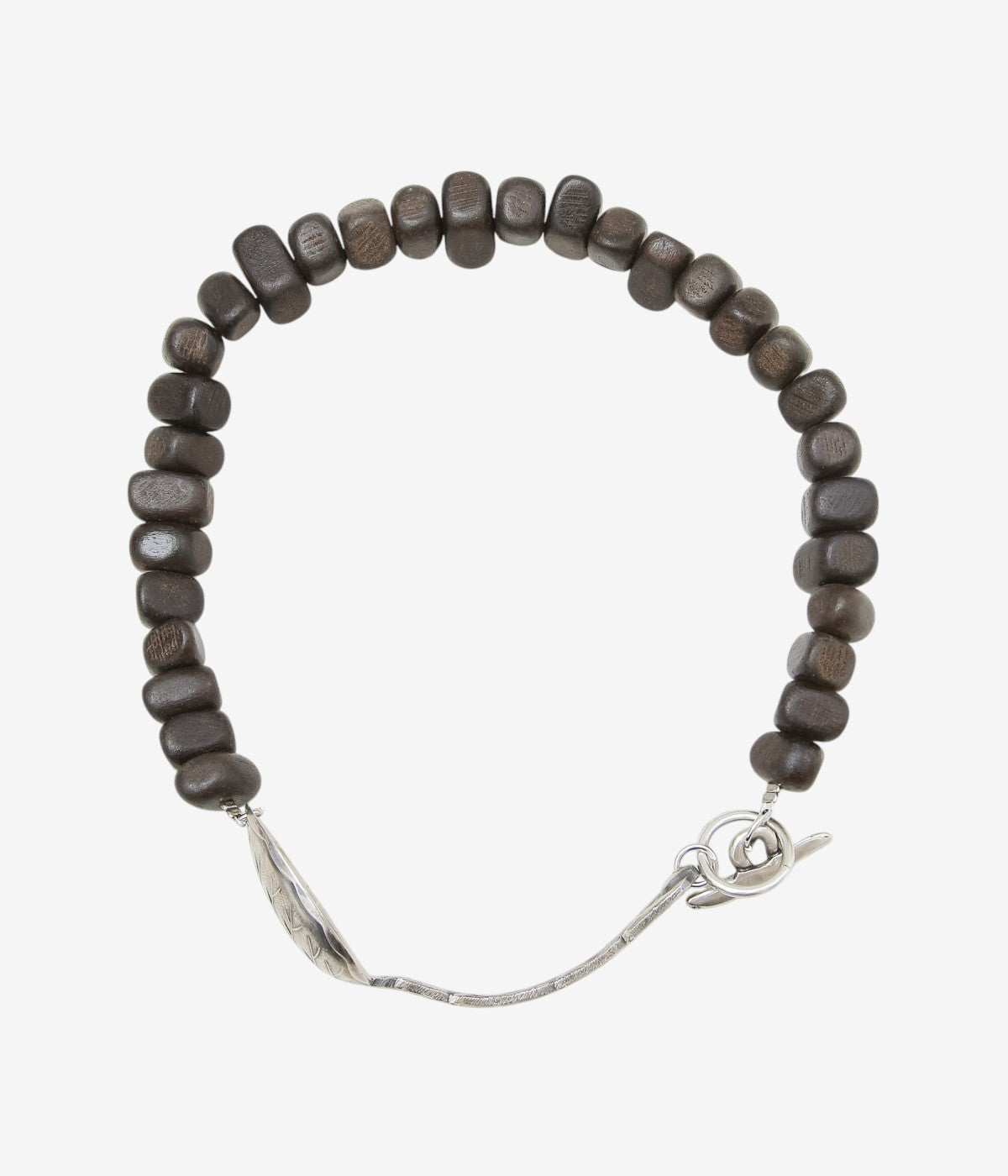LA CATERINA JEWELRY ''WOODEN BEAD NECKLACE'' (SQUARE BLACK WOOD)