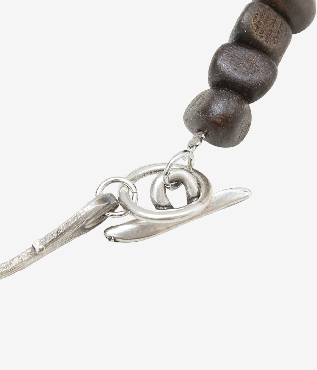 LA CATERINA JEWELRY ''WOODEN BEAD NECKLACE'' (SQUARE BLACK WOOD)
