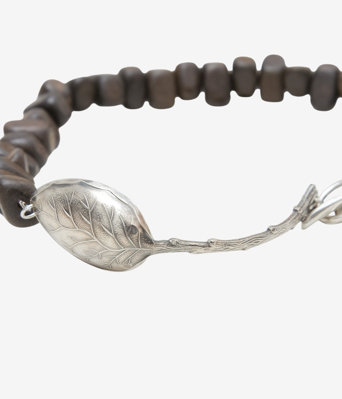 LA CATERINA JEWELRY ''WOODEN BEAD NECKLACE'' (SQUARE BLACK WOOD)