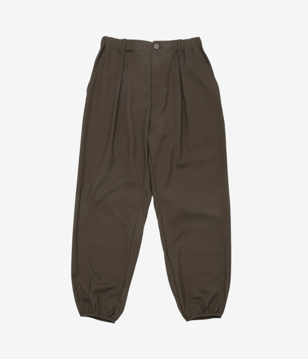LA FAVOLA ''EASY PANTS PIPING'' (BROWN)
