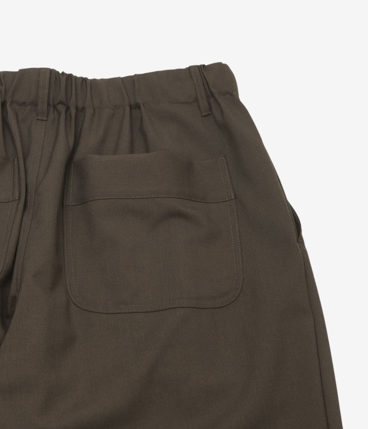 LA FAVOLA ''EASY PANTS PIPING'' (BROWN)