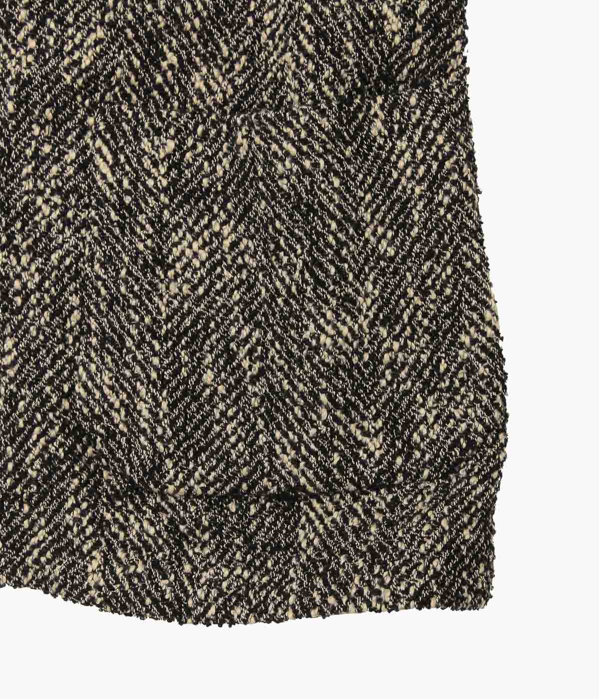 LA FAVOLA ''NO COLLAR JACKET'' (BEIGE x BLACK)