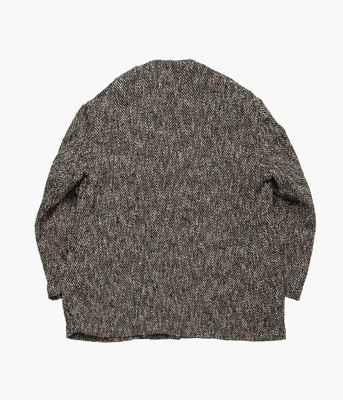 LA FAVOLA ''NO COLLAR JACKET'' (BEIGE x BLACK)