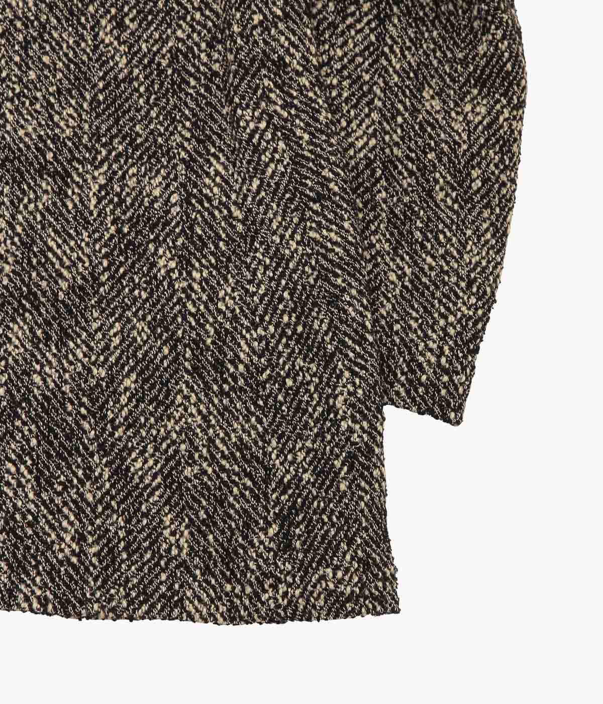 LA FAVOLA ''NO COLLAR JACKET'' (BEIGE x BLACK)
