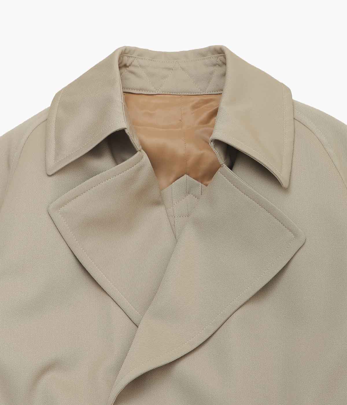 LA FAVOLA ''WRAP COAT'' (SAND BEGIE)