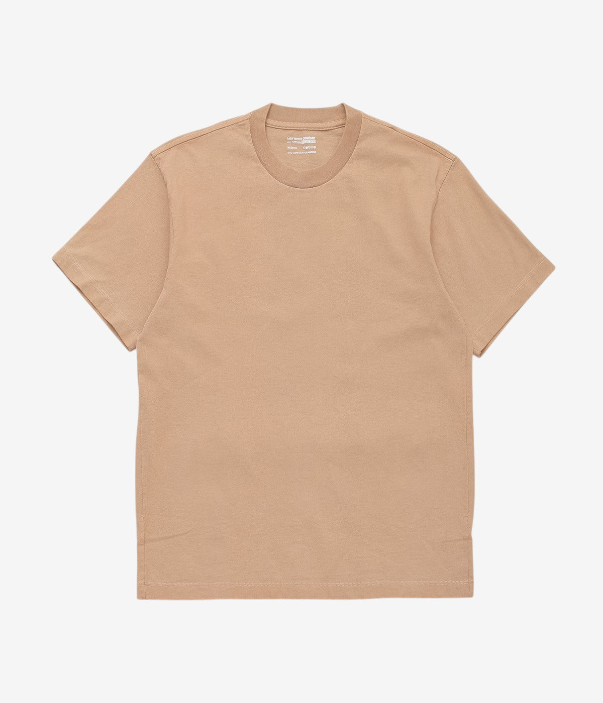 LADY WHITE''MUNICIPAL T-SHIRT NATURAL DYED BY NOAH SCHNEIDERMAN'' (CUTCH)