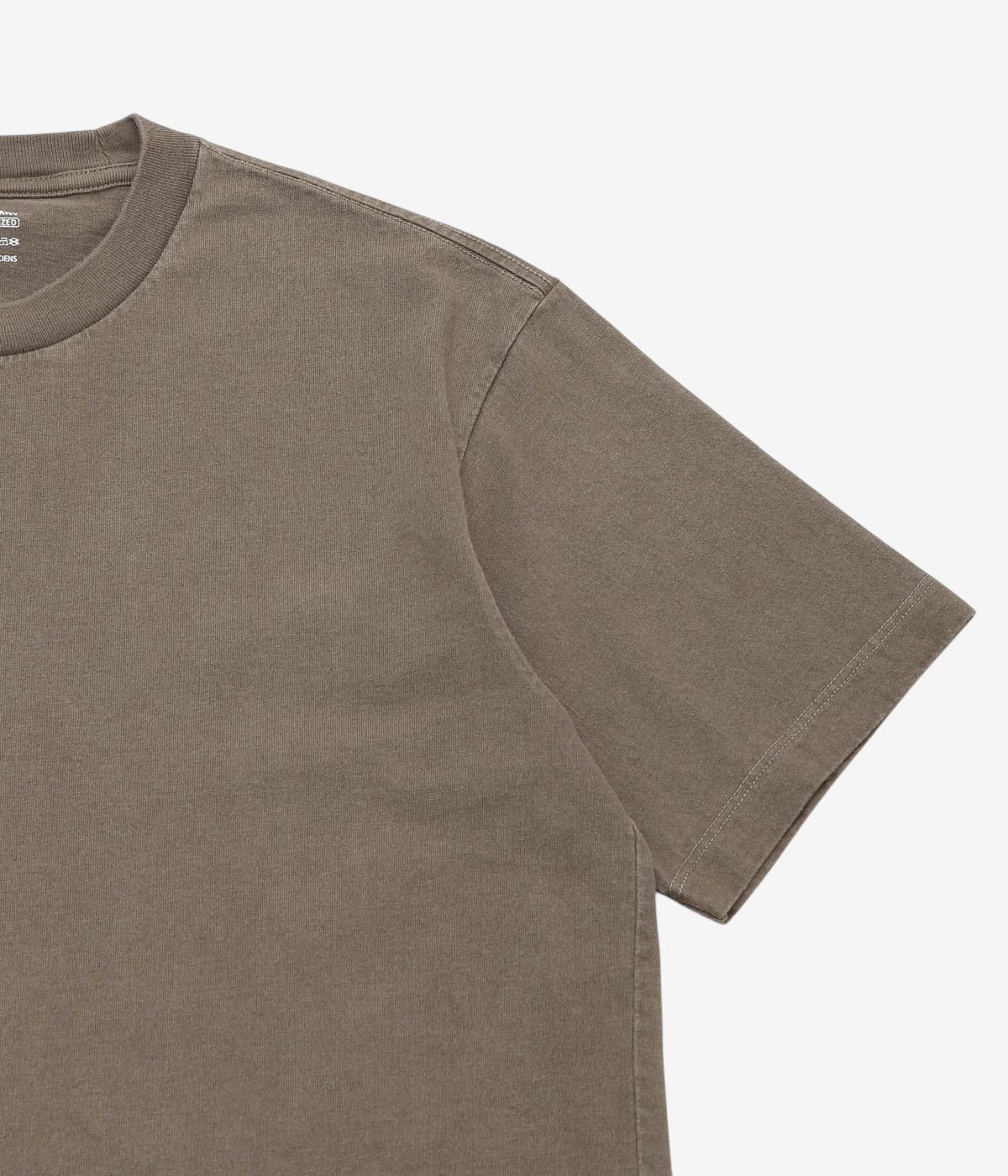 LADY WHITE''MUNICIPAL T-SHIRT NATURAL DYED BY NOAH SCHNEIDERMAN''(CUTCH+IRON)