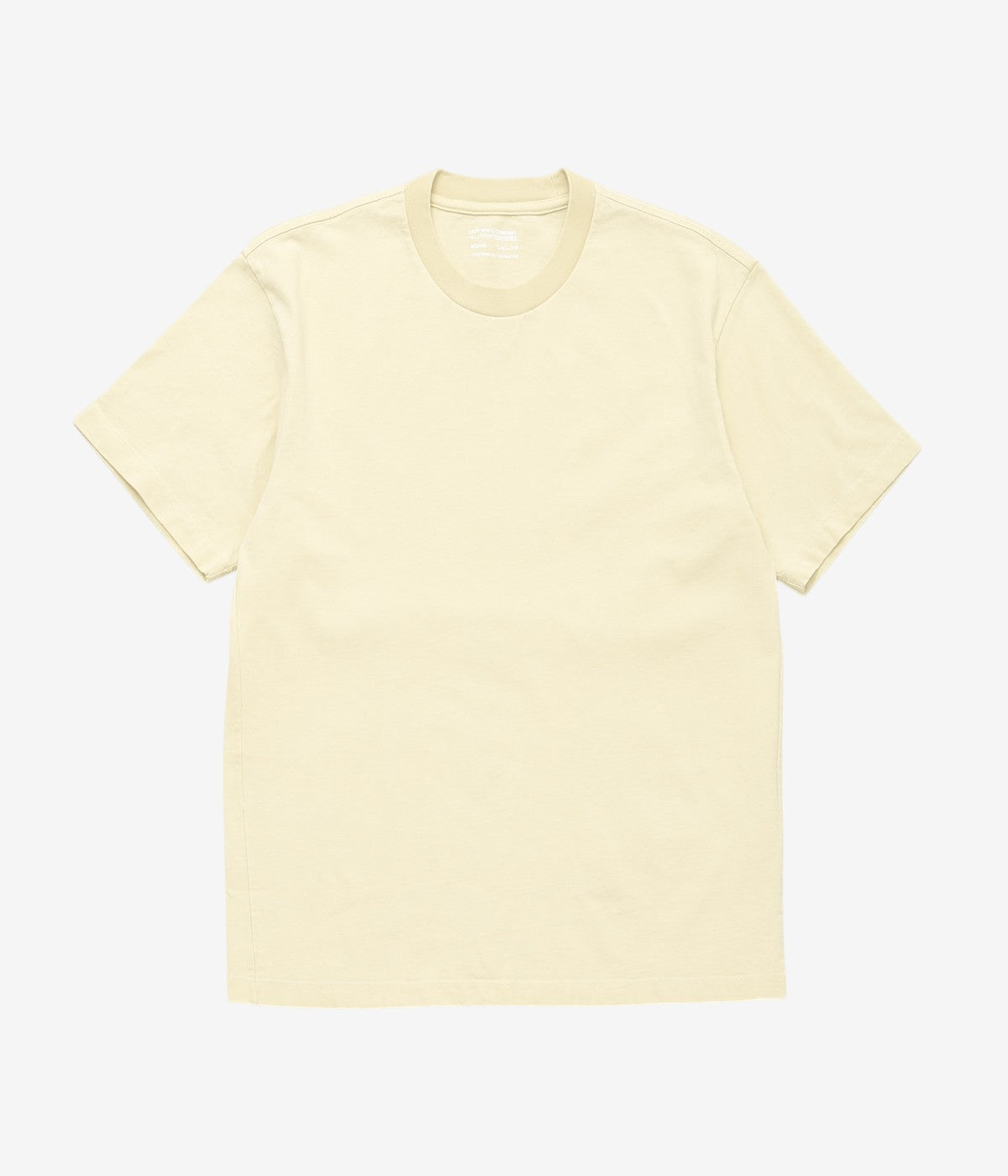 LADY WHITE 'MUNICIPAL T-SHIRT NATURAL DYED BY NOAH SCHNEIDERMAN'(FUSTIC+CITRIC ACID)