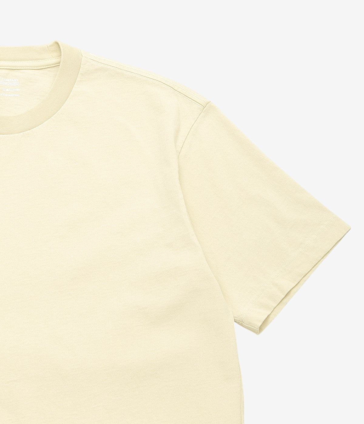 LADY WHITE 'MUNICIPAL T-SHIRT NATURAL DYED BY NOAH SCHNEIDERMAN'(FUSTIC+CITRIC ACID)