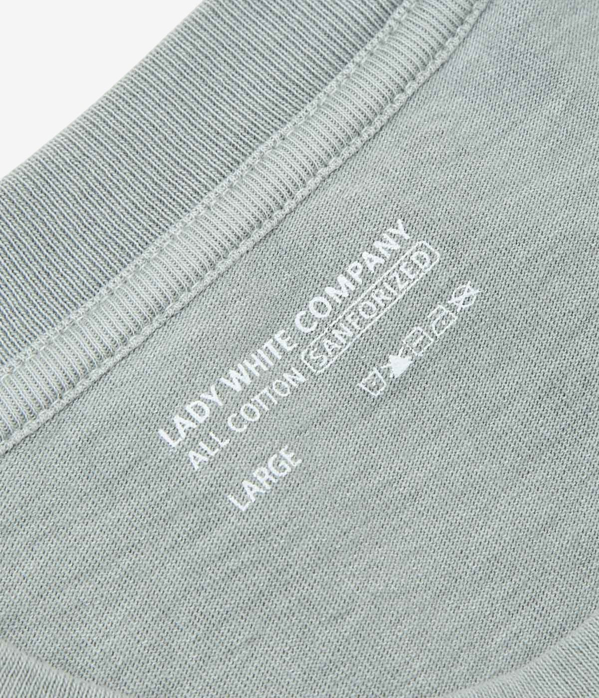 LADY WHITE ''MUNICIPAL T-SHIRT'' (PIGMENT CHALK)