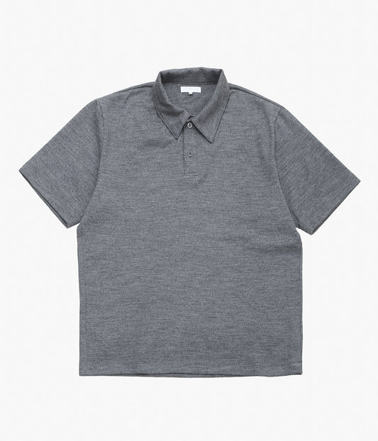 LADY WHITE ''SUMMER WOOL POLO'' (GREY)