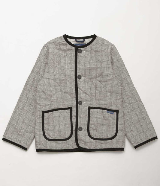 LAVENHAM ''BUTTON FRONT CORNARD JACKET'' (CHECK BLACK)