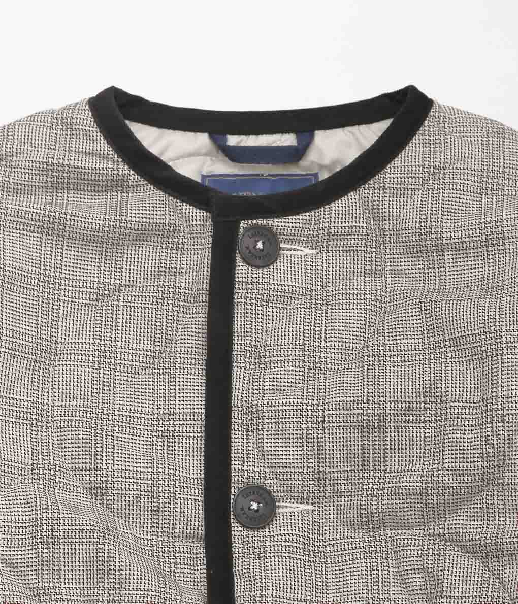 LAVENHAM ''BUTTON FRONT CORNARD JACKET'' (CHECK BLACK)