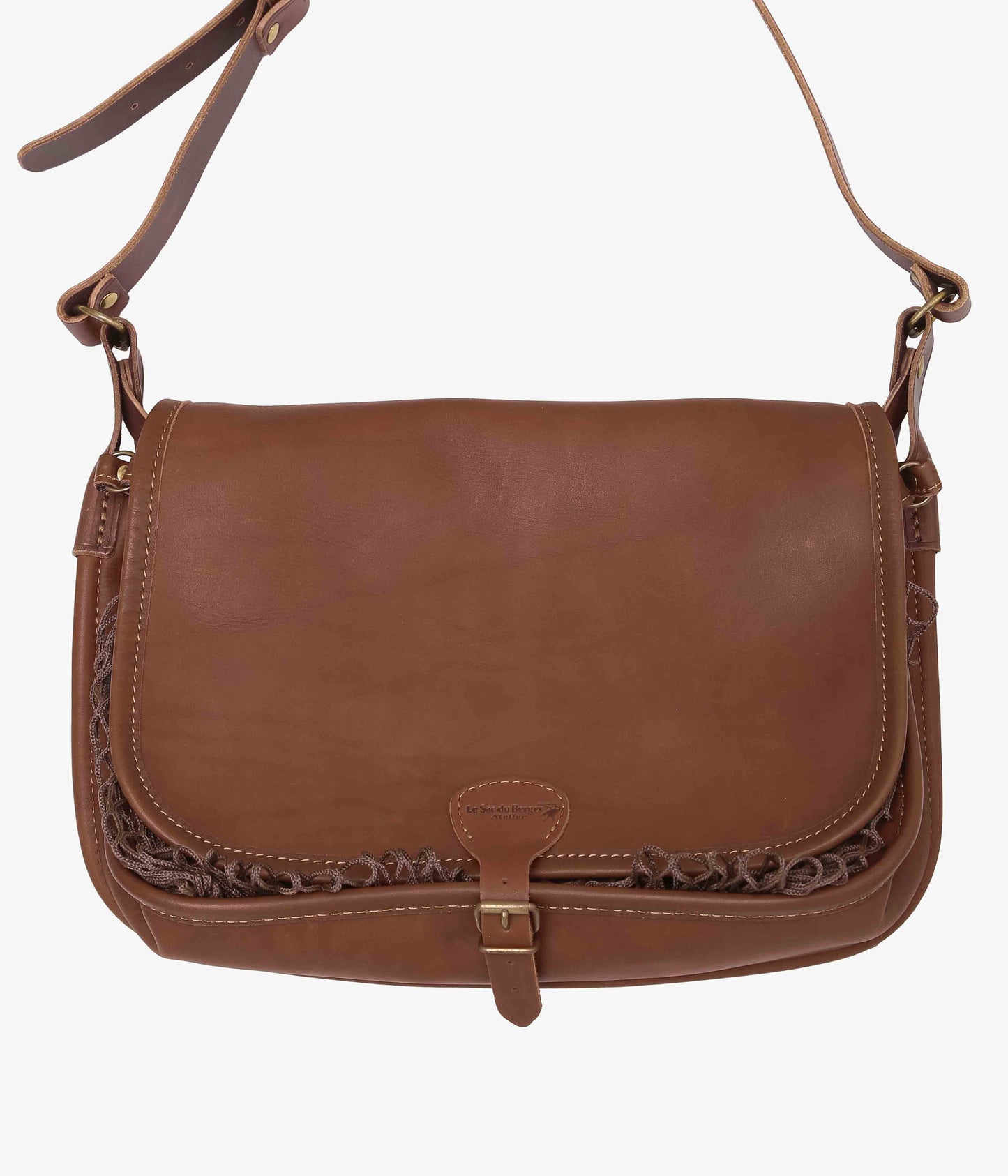 LE SAC DU BERGER ''GIBECIERE 3FILLET CHASSE'' (L.BROWN)