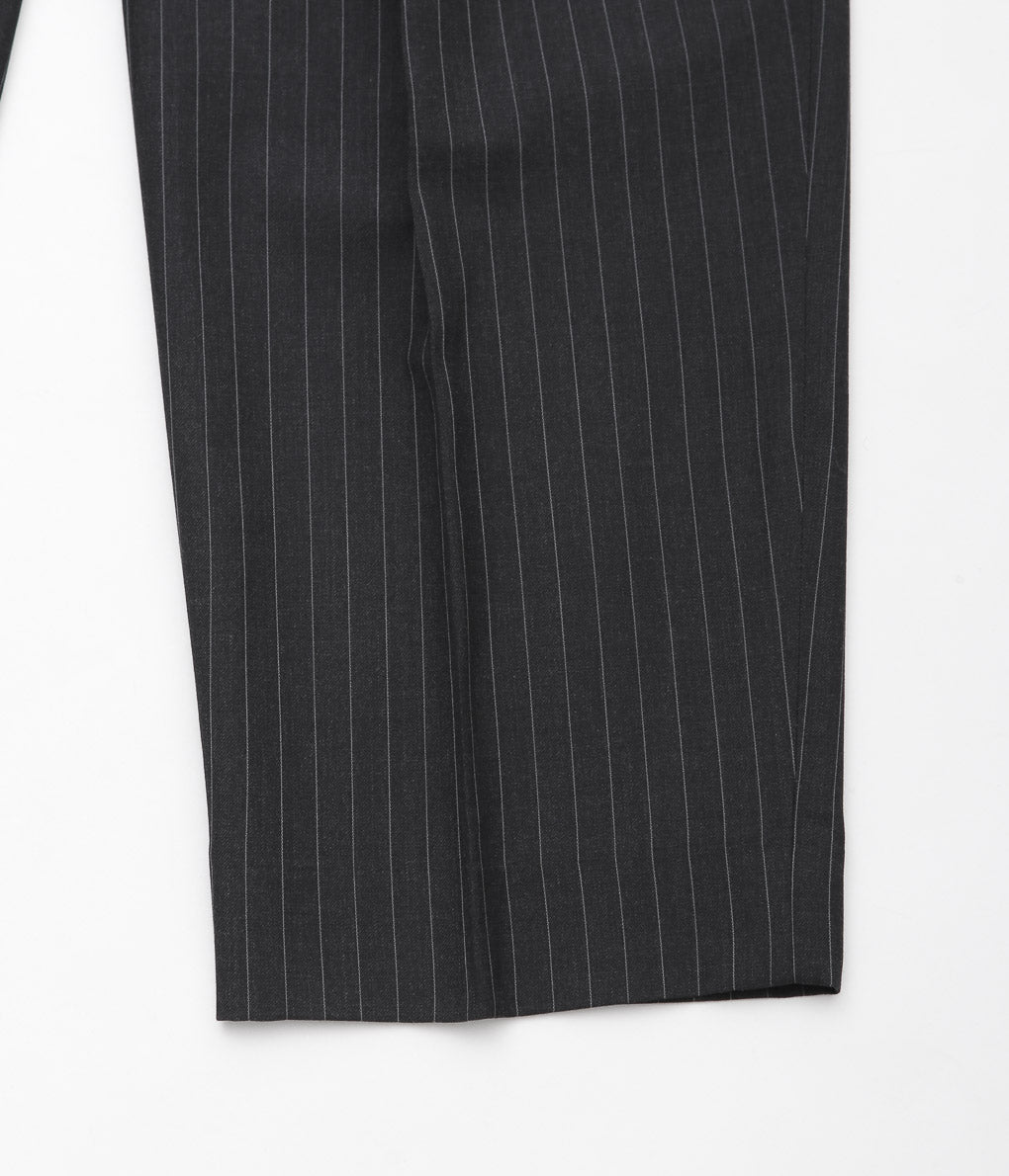 LEA BOBERG ''AP TROUSERS (BATEMAN OGDEN)'' (CHARCOAL / WHITE STRIPE)